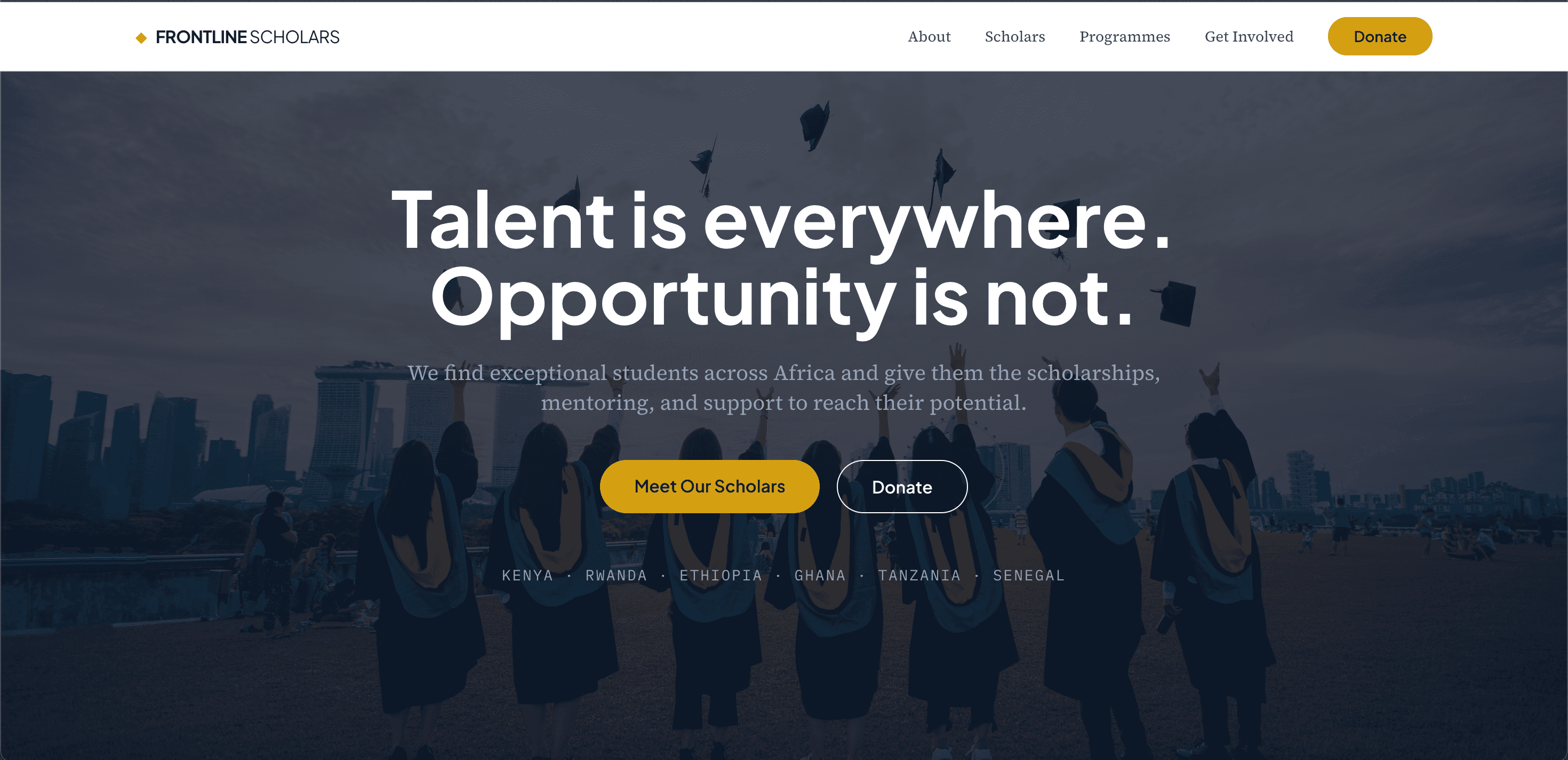 Frontline Scholars screenshot