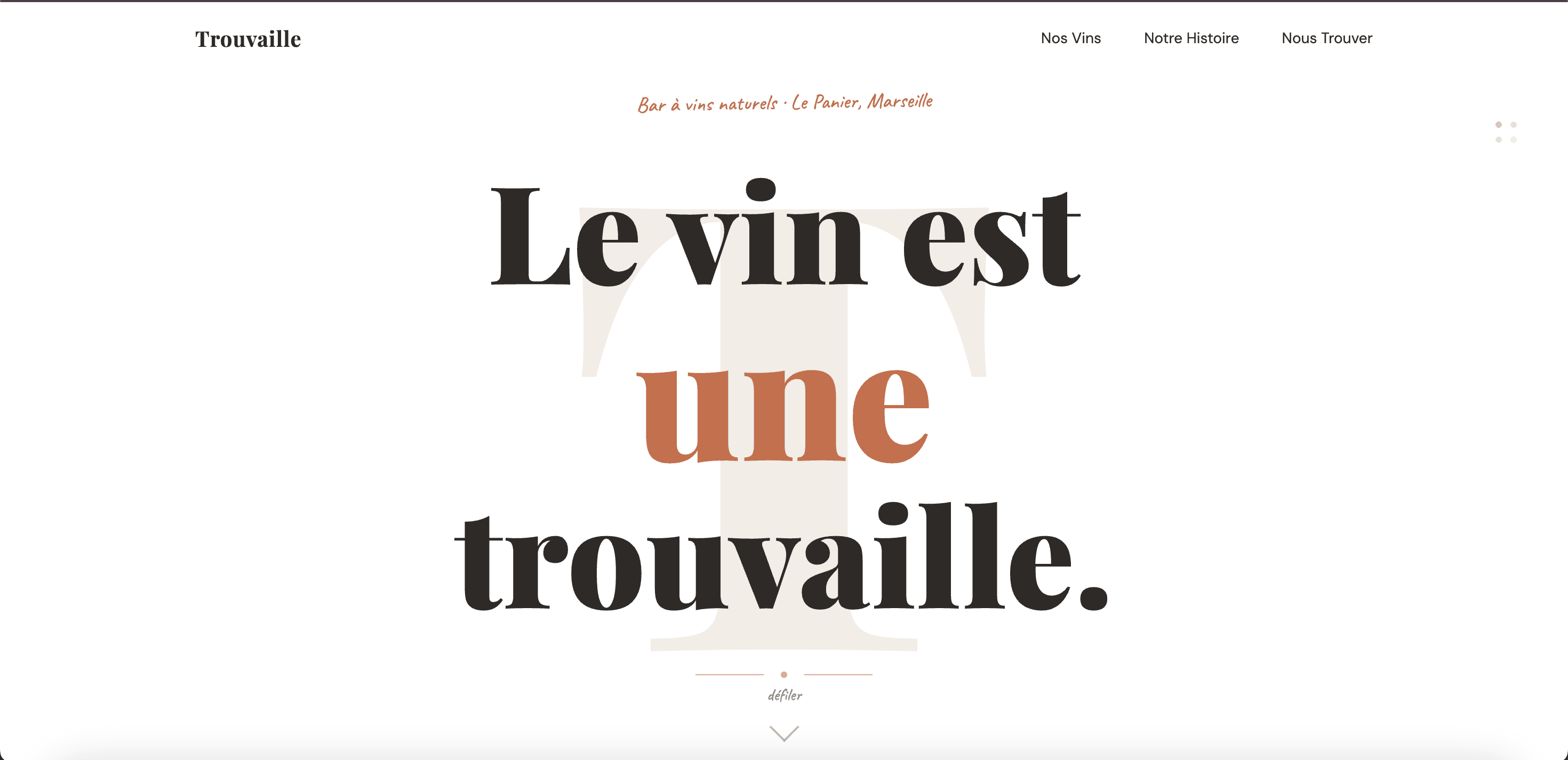 Trouvaille screenshot